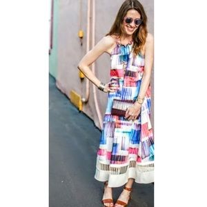 BNWT Anthropologie printed boho dress